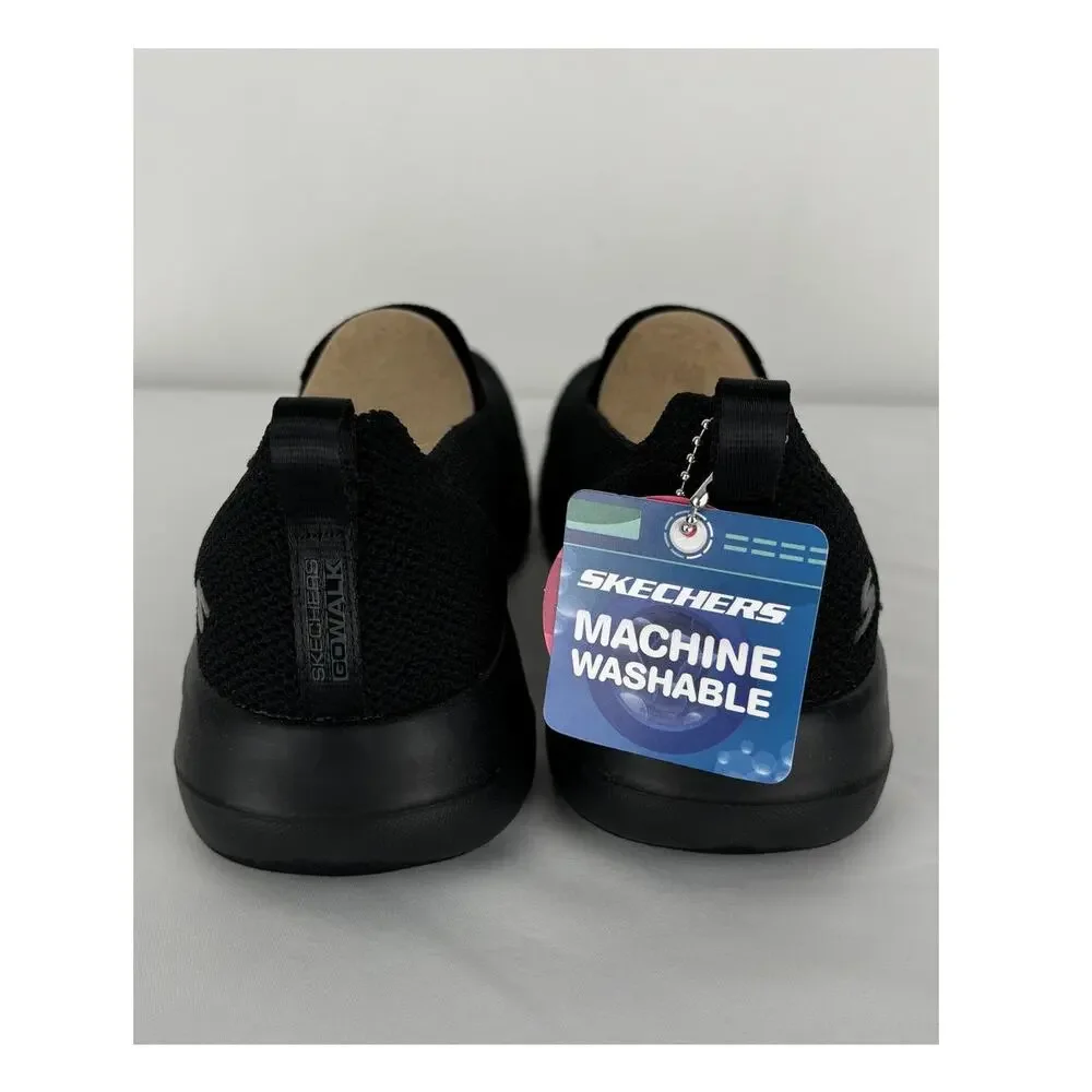 Skechers Womens Go Walk Joy Sensational Day Sneaker Shoe Size 7 Black New